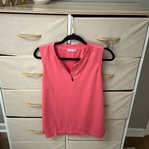 Sleeveless Mock Neck Golf/Tennis Top